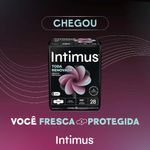absorvente intimus noturno suave com abas com 28 unidades