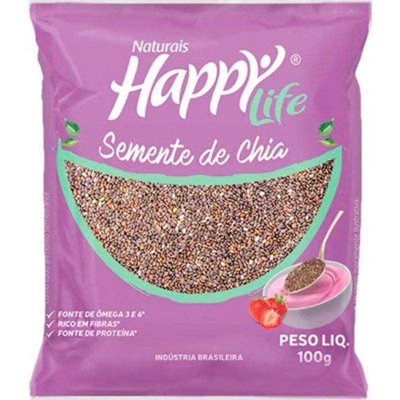 semente de chia junco happy life 100g