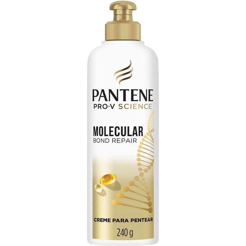 creme para pentear pantene pro-v science molecular bond repair 240g