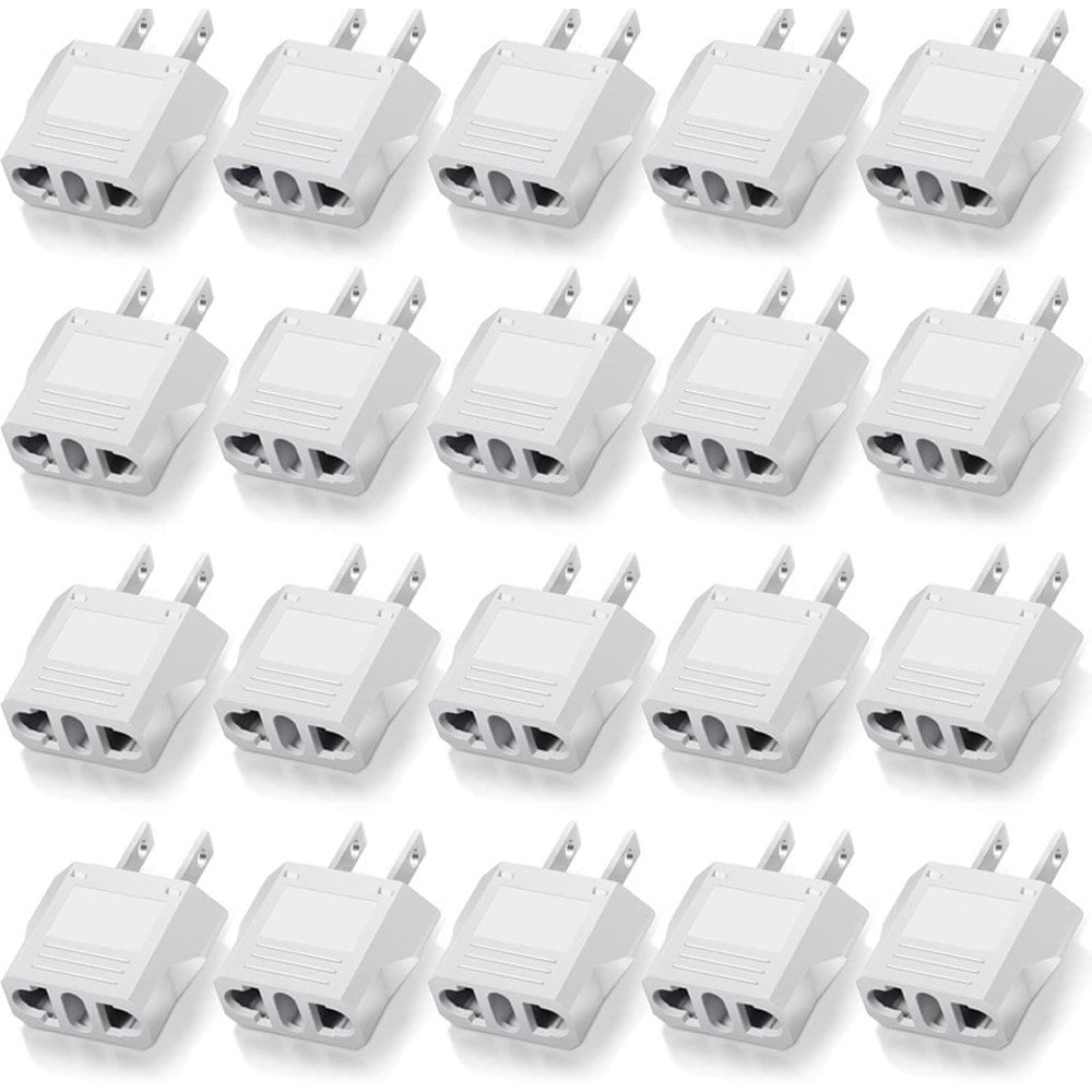 Adaptadores de Tomada Eboot 20 Peças Branco