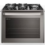fogão de embutir 5 bocas electrolux experience com mesa de vidro 127v inox fe5ec