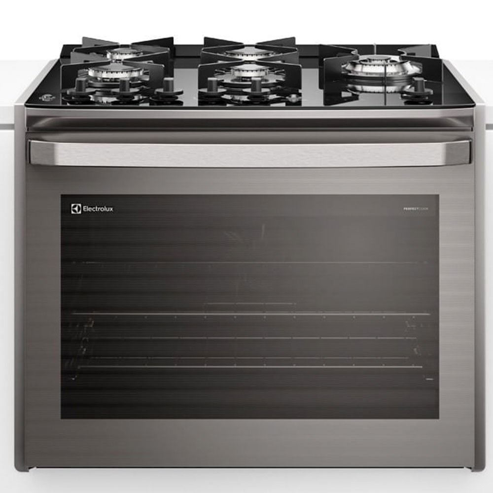 Fogão 5 Bocas de Embutir Electrolux Experience Cinza Mesa em Vidro - 110v - Fe5ec