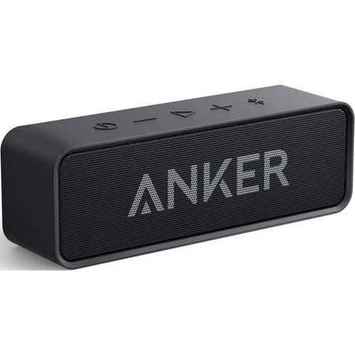 Caixa de Som Bluetooth Anker com Resistência à Água IPX5 Preto A-BI