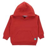 casaco moletom infantil kookabu 4 capuz terracota (mp)