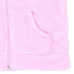 colete infantil kookabu pelo ziper 2 rosa claro (mp)