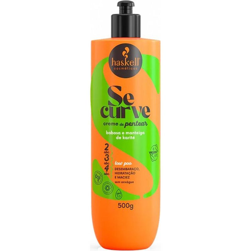 cremepara pentear se curve 500g haskell cosméticos