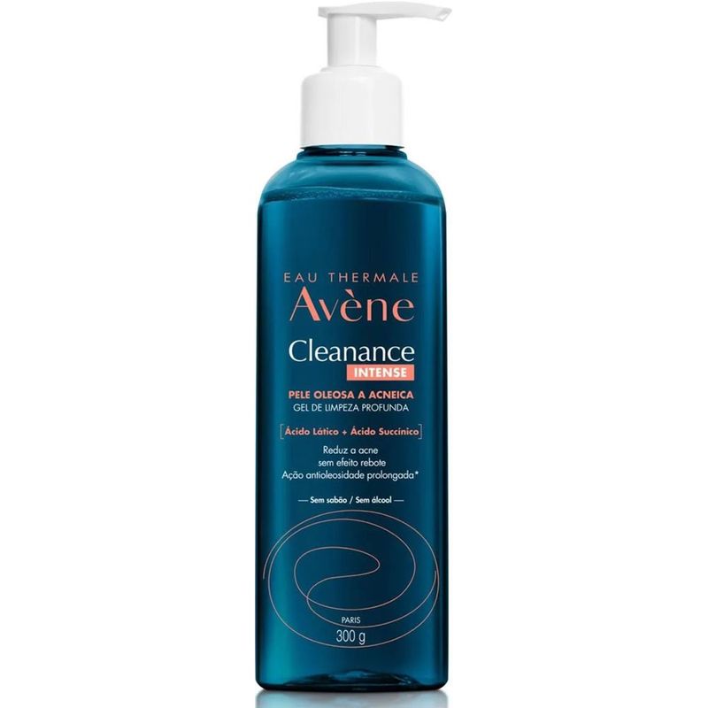 gel de limpeza facial profunda avène cleanance intense 300g