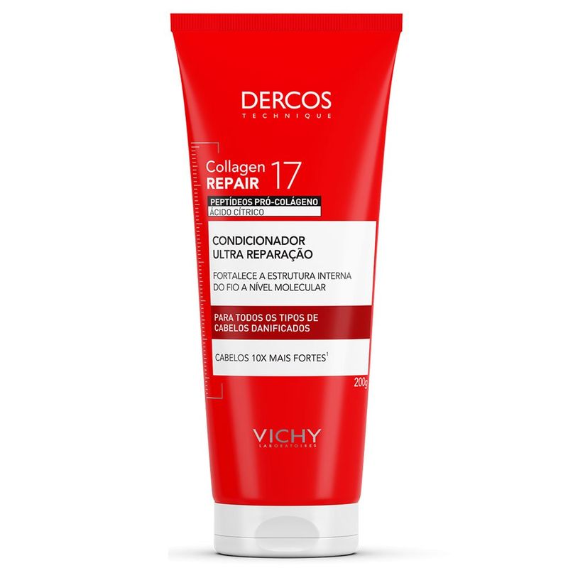 condicionador ultra reparação dercos collagen repair 200g