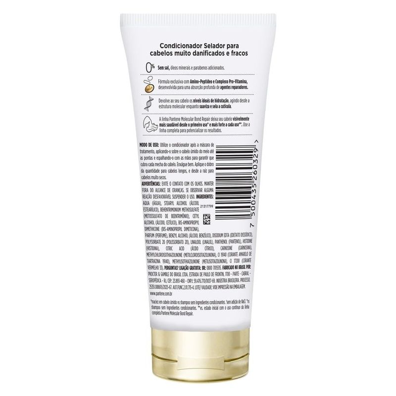 condicionador pantene molecular bond repair 150ml