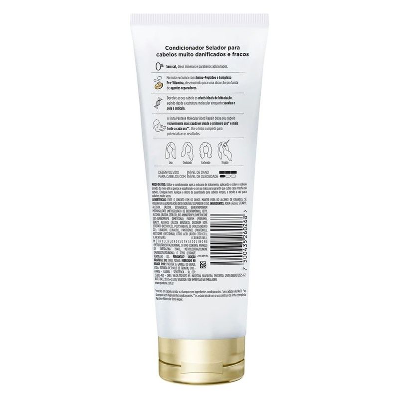 condicionador pantene molecular bond repair 250ml