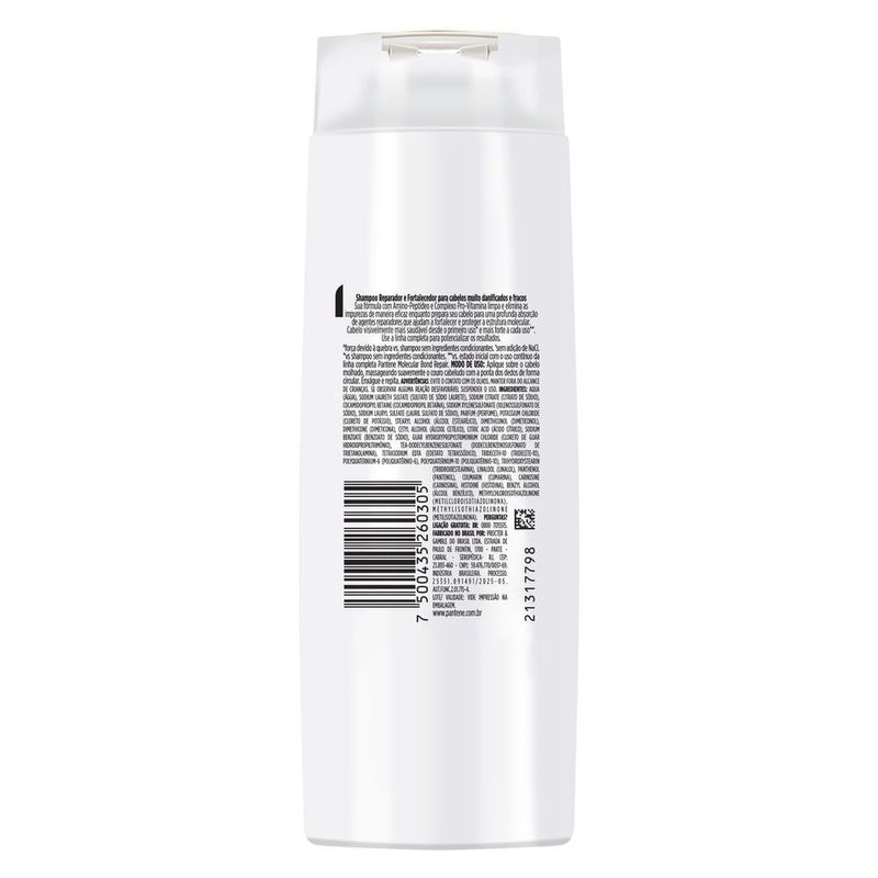 shampoo pantene molecular bond repair 175ml