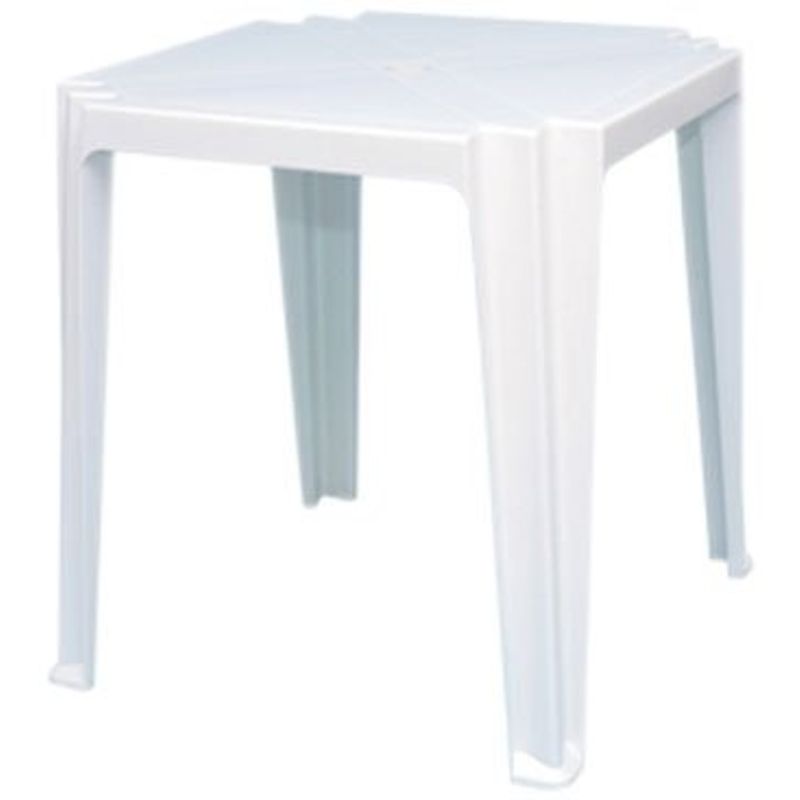 mesa de plástico tramontina tambaú 4 lugares branco 92314/010