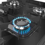 fogão 4 bocas mueller automático gás preto mfv4bb