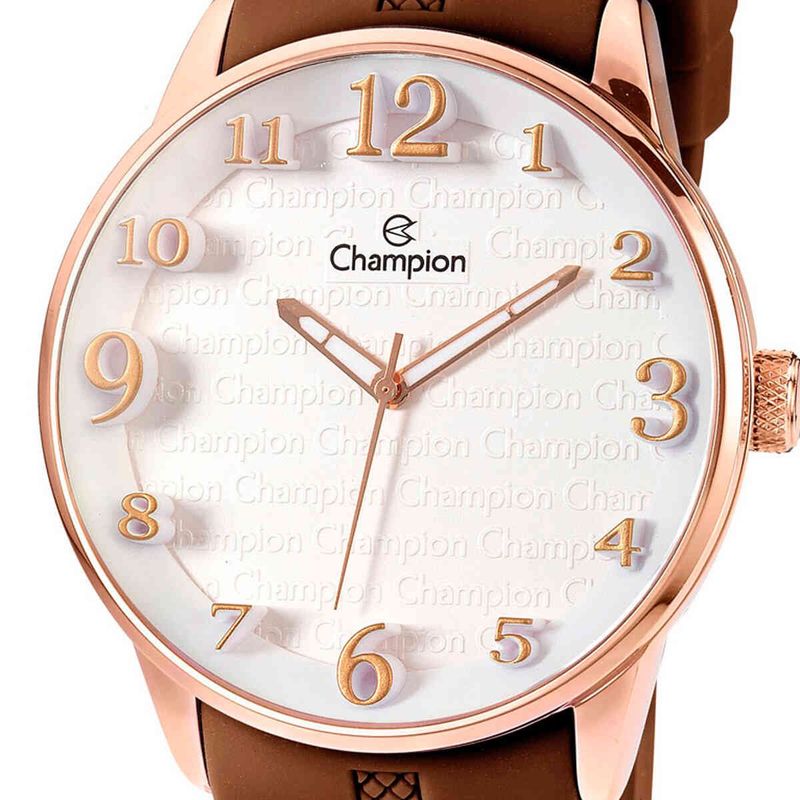 relógio masculino champion marrom ch30224s