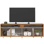 rack para tv até 70" notável freijó e off white nt1290