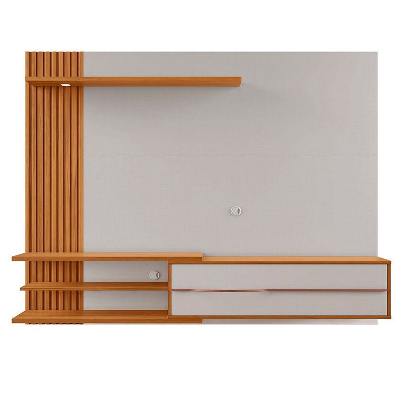 painel para tv até 65" notável trend freijó e off white nt1355