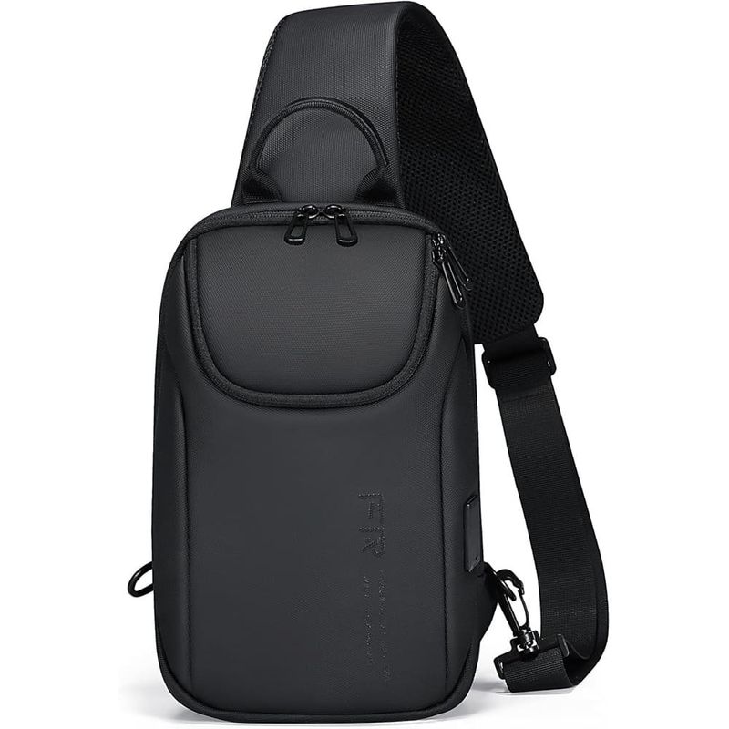 bolsa impermeável antifurto com porta usb preto a-bi
