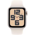 apple watch se gps com pulseira branca 40mm a-bi