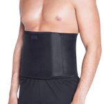 faixa abdominal kestal preta 20x100cm 1 unidade