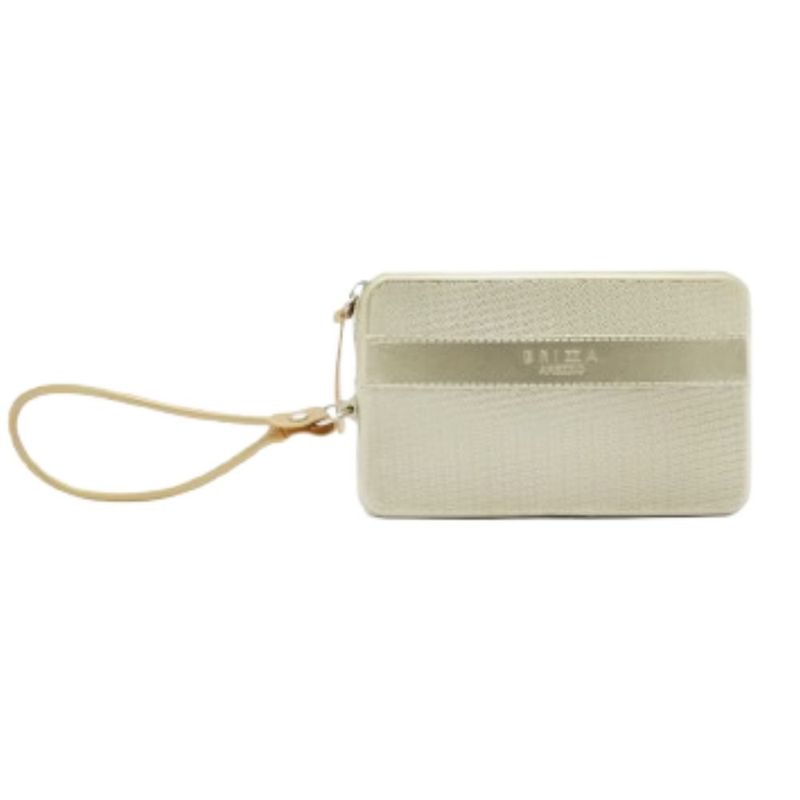 bolsa clutch brizza arezzo malu alça dourada (mp)