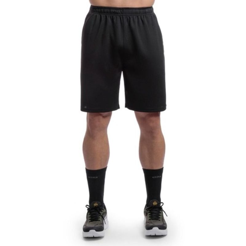 bermuda esportiva masculina olympikus basic mesh 7 preto g (mp)