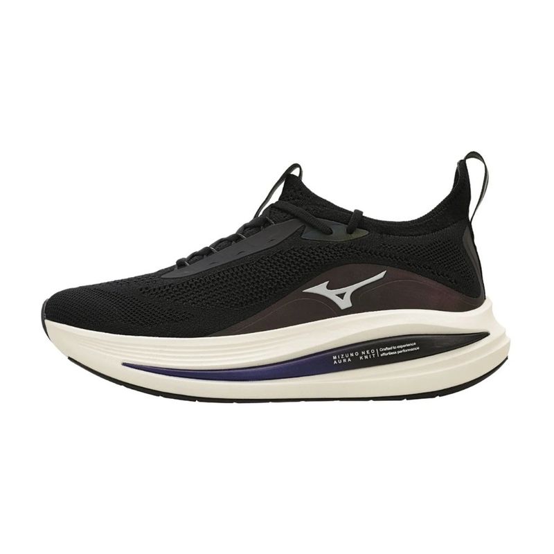 Tênis Corrida Masculino N°39 Mizuno Neo Aura Knit Preto