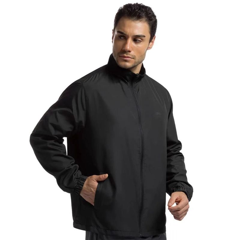 jaqueta masculina olympikus corta-vento essential preto m (mp)