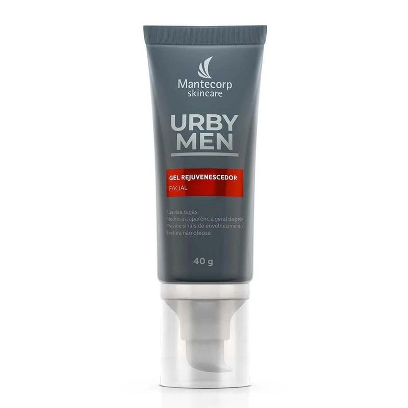 gel rejuvenescedor facial urby men mantecorp 40g