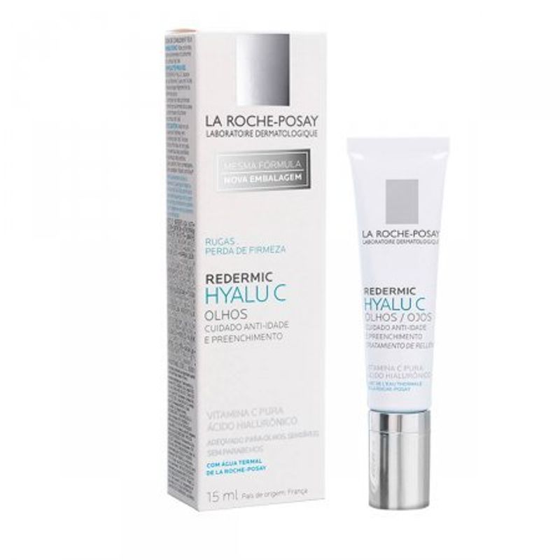 creme para olhos la roche-posay redermic hyalu c anti-idade 15ml