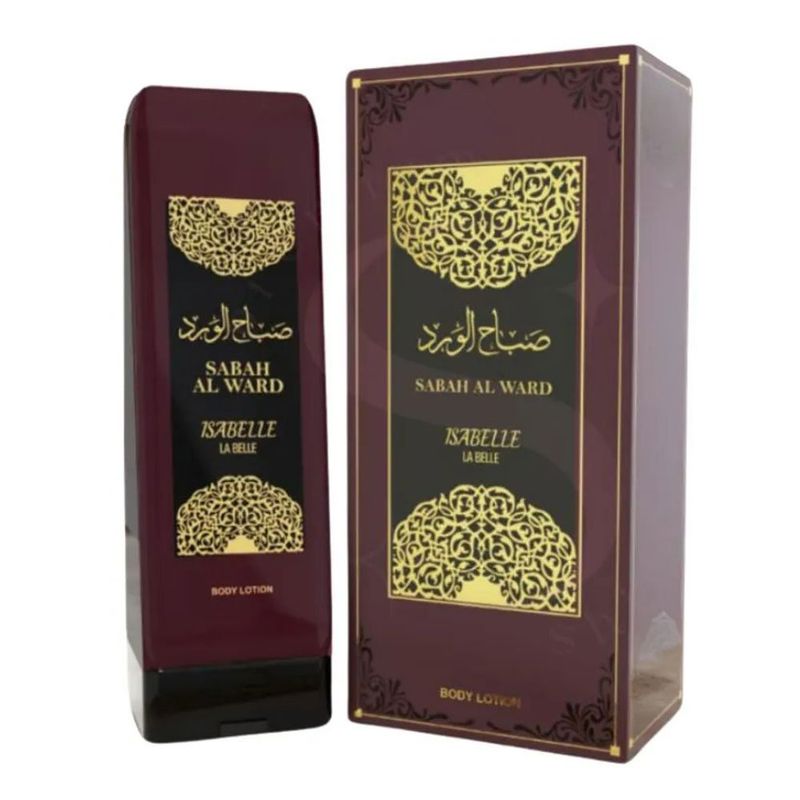 loção corporal árabe isabelle la belle sabah al ward 200ml (mp)