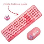 kit mouse e teclado letron fini wireless com mini receptor (mp)