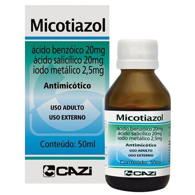 micotiazo 50ml solução tópica cazi
