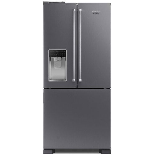 Geladeira/refrigerador 515 Litros 3 Portas Inox Gourmand - Brastemp - 110v - Brh86arana