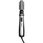 escova rotativa secadora e modeladora conair diamond preto e prata 2735abr