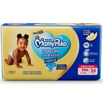 fralda mamypoko dia&noite calça jumbo tamanho m 34 unidades