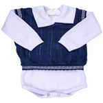 saída de maternidade masculina sanches 7 peças azul marinho (mp)