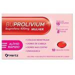 buprolivium mulher ibuprofeno 400mg 10 cápsulas moles hertz