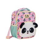 lancheira escolar xeryus petit panda tofu 7,5l rosa (mp)