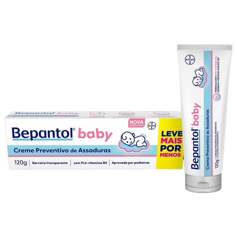 bepantol baby creme preventivo de assaduras 120g