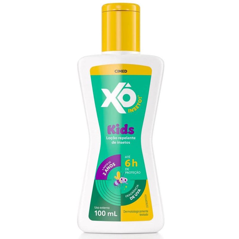 repelente loção xô inseto kids 100ml