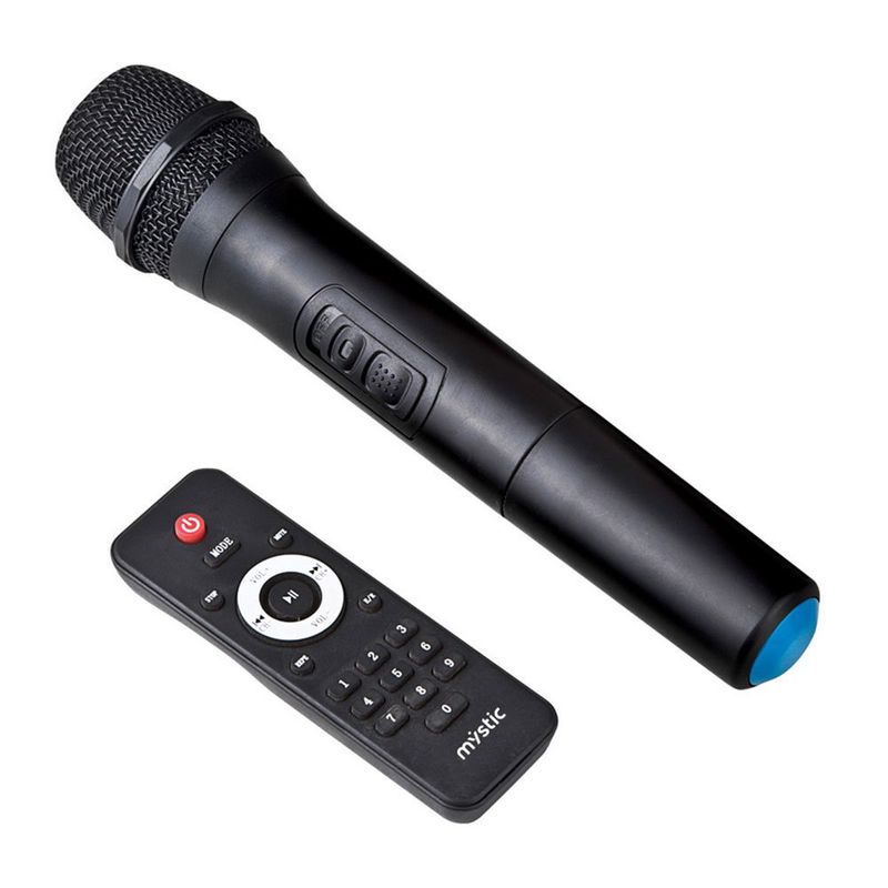 caixa de som amplificada mystic 12" bluetooth com microfone sem fio (mp)