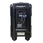 caixa de som amplificada mystic 12" bluetooth com microfone sem fio (mp)