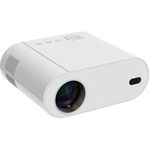 projetor colpoint android 11 wi-fi 6 4000 lúmens com suporte 4k branco l007a e-bi