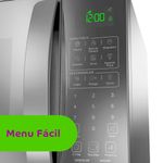 micro-ondas consul 32 litros espelhado menu fácil cinza cms46ar