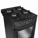 fogão 4 bocas mueller automático gás preto mfv4bb