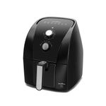 fritadeira britânia air fryer 5,5 litros preto e inox bfr50