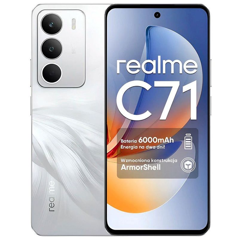 smartphone realme c71 swan branco 128gb at-bi