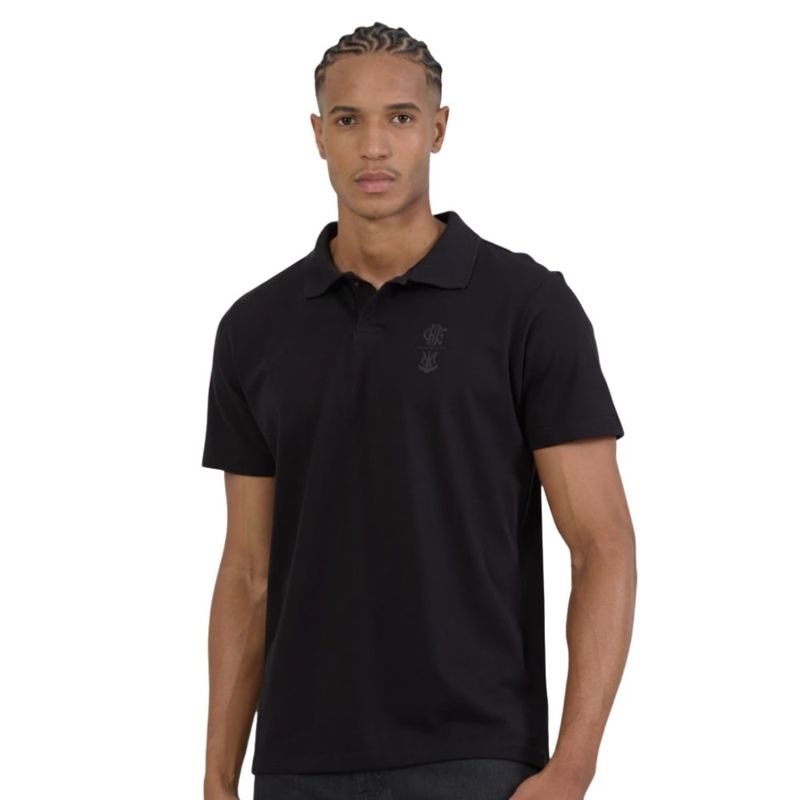 camisa polo masculina flamengo braziline brado preto g (mp)