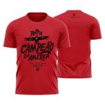camiseta masculina flamengo braziline tetra libertadores vermelho gg (mp)
