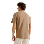 camiseta masculina hering malha tech antiodor 100% algodão marrom g (mp)